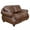 Chestnut, variant on Sunset Trading Charleston 63" Top-Grain Leather Loveseat in Chestnut