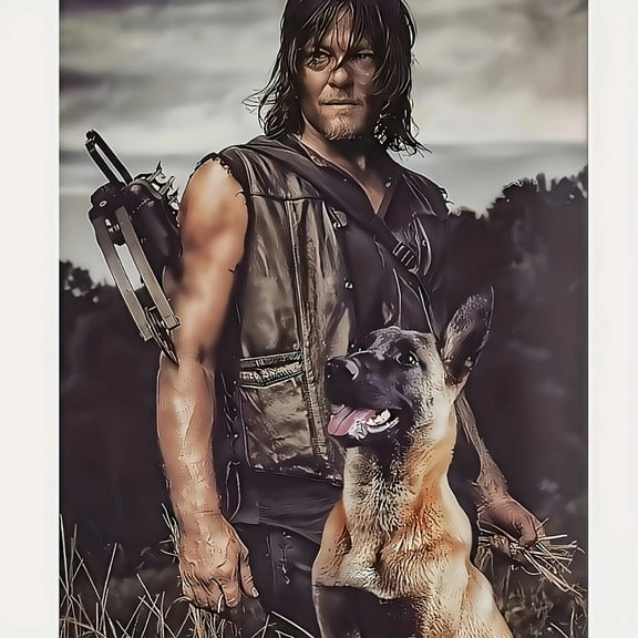 The Walking Dead Diamond Painting Kits for Adults DIY Round Full Drill 5D Diamond Art for Home Wall Decor