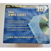 30pk slim clear CD cases