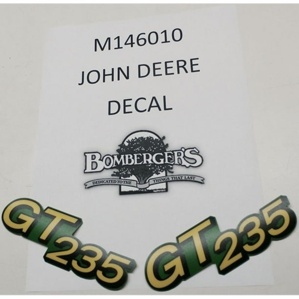 John Deere Decal Set M146010 GT235
