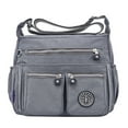 thumbnail image 2 of Stylago Crossbody Messenger Bags for Women Multiple Zipper Pockets Purse Shoulder Bag Ladies Casual Satchel Handbags Grey, 2 of 6