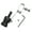 SZ01-M Black, variant on Car Modification Turbine Whistle Exhaust Pipe Acoustic Generator Imitation Sound Device Tail Whistle Exhaust Imitation Sound Whistle SML XL