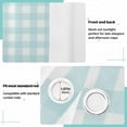 thumbnail image 4 of Black Out Curtain Window Curtain Panels for Apartment, 84" Checks Vertical Blinds Bay Blackout Curtains for Living Room, Grommet Window Curtains Privacy Darkening Single Panel Curtain, 4 of 7