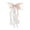Pink, variant on Elegant Pearl Bow Curtain Tieback - 26.9 X 12.9in Decorative Window Drapery Holdback - Three Colors Available for Home Living Room & Bedroom Decor, Wine, 1pc