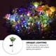 thumbnail image 5 of 1 lámpara solar decorativa de suelo con forma de flor de clavel, lámpara solar LED para césped., 5 of 5