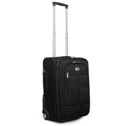 Swiss Black 21" Upright Suitcase