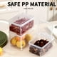 thumbnail image 4 of Recipientes Herméticos Para Almacenar Alimentos, Organización De La Despensa, Conservación De Alimentos Secos, Contenedores De Plástico Apilables, Botes Transparentes Con Cierre Hermético Para Harina, 4 of 9