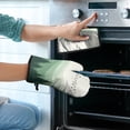 thumbnail image 2 of Misty Forest Landscape Kitchen Oven Mitt and Pot Holder Sets 2 Pcs for Baking, Cooking and Grilling, Heat Resistant Up To 392 °F, 2 of 7