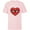 Soft Pink, variant on Marvel Spider-Man Heart - Short Sleeve T-Shirt for Kids - Customized-White