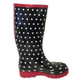 thumbnail image 3 of Women's Rain Boots Waterpoof Rubber Mid Calf Colors Wellie Snow Rainboot, 3 of 4