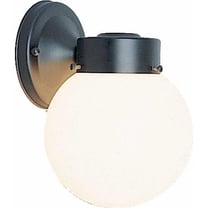 Volume Lighting 1-Light Black Outdoor Wall Mount Sconce