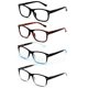 4 Pair Reading Glasses Blue Light Blocking, Filter UV Ray/Glare Computer Readers Men or Women - image 2 of 3