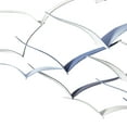 thumbnail image 5 of DecMode Blue Metal Flying Flock Of Bird Wall Decor, 5 of 13