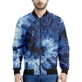 thumbnail image 3 of Chaqueta con estampado de arcoíris giratorio para hombres y mujeres, colorida chaqueta con cremallera de gran tamaño informal de manga larga con estampado 3D, abrigo, blusas de calle, 3 of 4