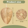 thumbnail image 5 of ACDANC 4 Pack Paper Fake Wasp Nest Decoy Hanging,Fake Hornet Nest Decoy Carpenter Bee Deterrent,Wasps Trap Wasp Deterrent Outdoor Yellow Jacket Carpenter Bee Traps for Outsides Garden Patio, 5 of 7