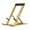 Gold, variant on Portable Foldable Aluminum Alloy Phone Stand - Adjustable Lazy Desktop Stand, Non- Rubber Pads, Compatible with Smartphones & Tablets,Gold