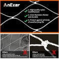 thumbnail image 5 of Cat Balcony Rail Net, 10 x 26 ft Cat Anti-Fall Netting Pet Balcony Mesh Fence Net Dog Fence Nets Black Nylon Pets Anti-Fall Mesh Fence, 5 of 9