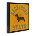 thumbnail image 3 of Stupell Industries Traditional Vintage Dachshund State Black Floating Frame Canvas Art, 18 x 18, by Spirit Animals/Life Is High, 3 of 8