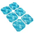thumbnail image 4 of Cup Coaster, Dining Table Japanese Style 6PCS Embroidered Cup Pad  For Home For Restaurant Water Blue Flabellum, 4 of 8