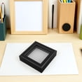thumbnail image 4 of SOPOTUTU Black Butterfly Collection Display Case with Crystal Clear Panel and Handmade Design, 4 of 8