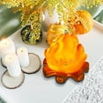 thumbnail image 5 of ToyKingdee Fake Campfire Night Light,Flame Lamp,Silicone Cute & Funny Halloween Night Light, Dimmable Flameless Candles Light for Christmas Decorative Lights, 5 of 6