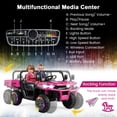 thumbnail image 7 of Infans 12V 2 Seater Ride On UTV Dump Truck Remote w/ Electric Dump Bed & Shovel Pink, 7 of 7