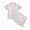 H138-White, variant on TOWED22 Girls Pajamas Set Satin Silk Button Down Pj Sleepwear Soft Nightwear Button Up Lounge Sleepwear,7-8 Y