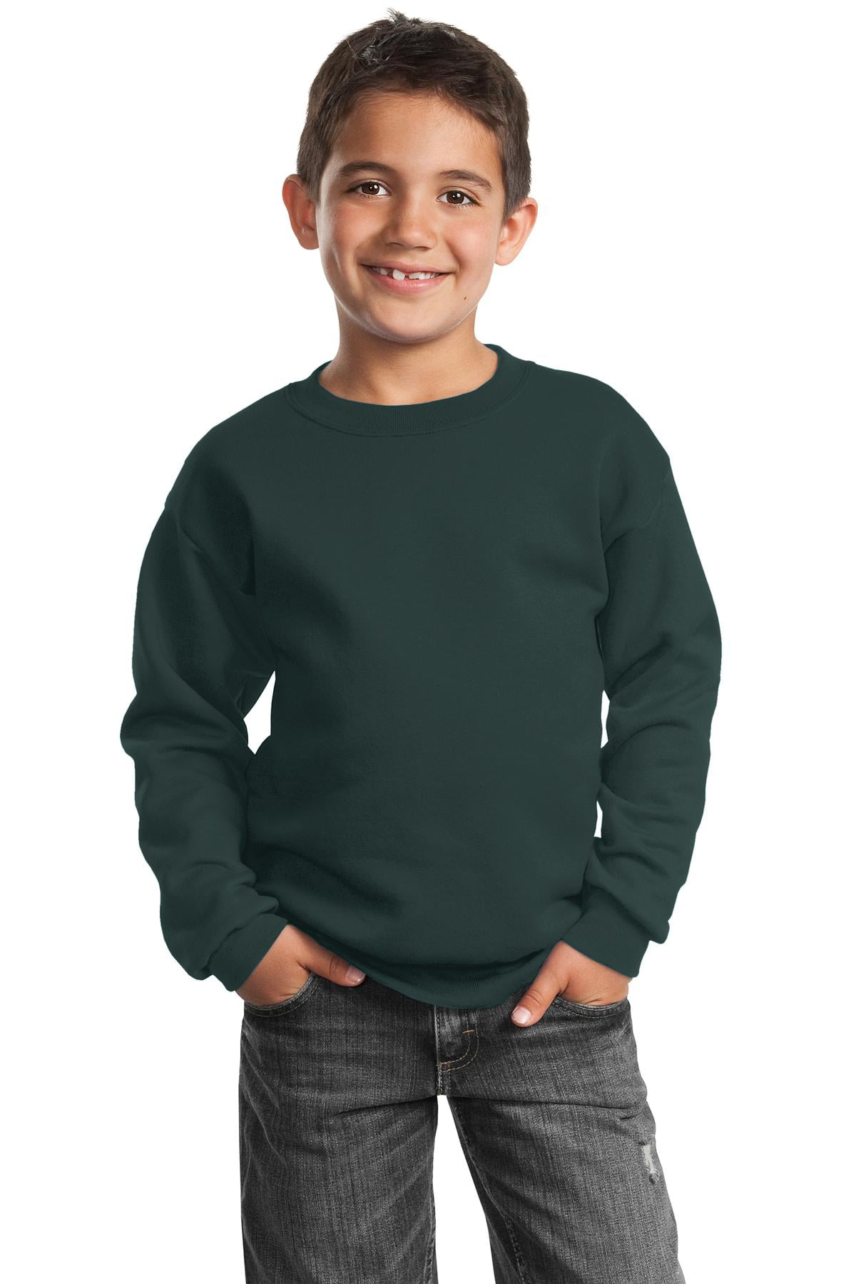 Port & Company Boys' Crewneck Sweatshirt 