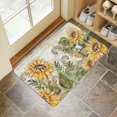 thumbnail image 4 of Welcome Sunflower Floral Botanical Doormat,No Slip Durable Rugs Funny Floor Door Mats for Indoor Outdoor Kitchen, 4 of 6