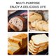 thumbnail image 2 of Rebanador Tostadas Ajustable Cortador Pan Tostado Plegable Herramientas para Hornear (café), 2 of 8