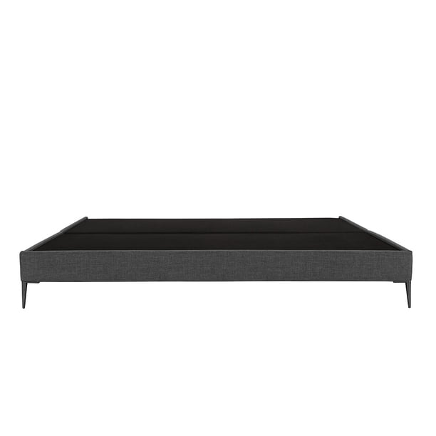 Box Base Cama King Size Slim Gris Oscuro