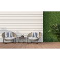 thumbnail image 2 of Maison Concepts Boston Outdoor Cabana Stripe Waterproof Cushion Navy Blue 18 X 18 (Blue) 18" X 18" X 2" -Set of 2, 2 of 4