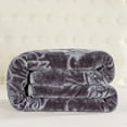 thumbnail image 6 of Townhouse Super Soft Floral Embossing Weighted Blankets Solid Design Warm Heavy Blanket, 1 ply Jumbo Size (Gray), 6 of 8