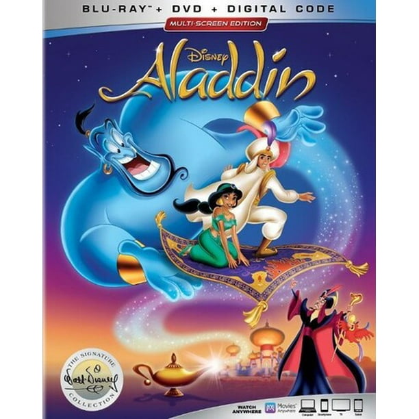 Aladdin The Walt Disney Signature Collection Blu Ray Dvd Walmart Com