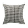 thumbnail image 1 of Funda De Almohada Cobertor De Dormitorio Vintage Sofá Funda De Cojín A Rayas Arrojar Sacudir Pana Gris 20 x20, 1 of 9