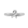 thumbnail image 2 of Sterling Silver Awareness Ribbon Ring, 2 of 4