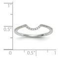 thumbnail image 7 of 14K White Gold Ring Band Wedding Diamond Round , Size 9, 7 of 7