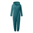 thumbnail image 5 of Blekii Girls Fleece Zip up Jumpsuit, Girls Fleece Zip up Jumpsuit, Hooded One-Piece Winter Clothes for Kids 5-14 Years, Warm Play Wear Hooded One-Piece Winter Clothes Winter Play, Outdoor, 5 of 5