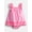 Bermuda Pink, variant on Baby Girls Eyelet Tank Romper, Sizes 0/3M-24M