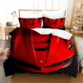 thumbnail image 1 of Cars Vehicles Bedding 3 Piece Boys Bedroom Decor Quilt Cover Pillowcase Cars Racing Print Bed Linen Set King Queen for Adults, 1 of 7