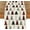 Colorful, variant on mubwai Wood Xmas Tree Christmas Table Runner, Seasonal Winter Holiday Kitchen Dining Table Decoration for Home Party Decor 13x72 Inch
