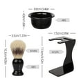thumbnail image 2 of Kit de Rasoir à Main 3 en 1 avec Manche et Bol de Rasage et Support de Rasoir pour Brosse à Barbe pour Hommes, 2 of 5