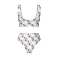 thumbnail image 5 of Daiia Poodle Dog Women's Bikini Set Two Piece Swimsuit High Waisted Bikini Adjustable Straps Bikini Perfect for Beach, Pool, and Summer Vacation-Medium, 5 of 9