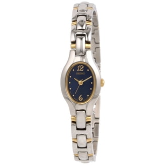 SEIKO レディース腕時計 Ladies Seiko Dress Cocktail Oval Gold Tone Analog Watch 4N00-5291