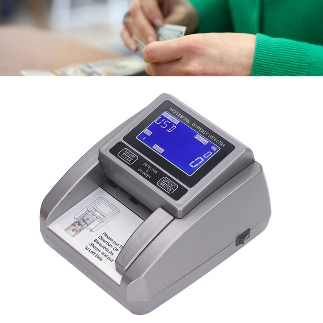 Máquina Contadora De Dinero De Denominación, Máquina Contadora De Billetes De Mano Comercial Pequeña Para Bancos Y Supermercados