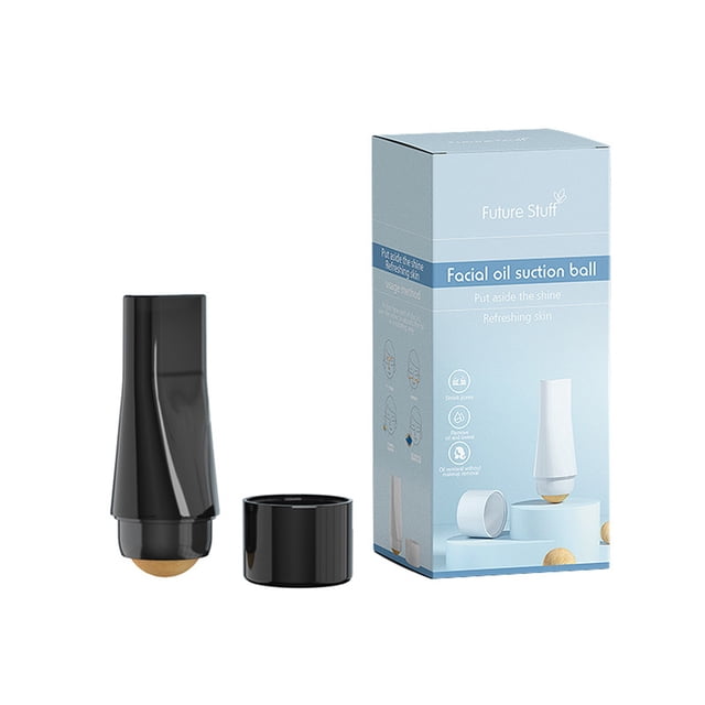 Vogacara Rodillo absorbente de aceite facial, control de eliminación, cuidado de la piel, limpieza de rodillos faciales, removedor de mano Type3 NO3