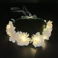 thumbnail image 6 of Aellinatey Led Flower Headband Light up Floral Crowns Luminous Glowing Flower Crowns, 6 of 14