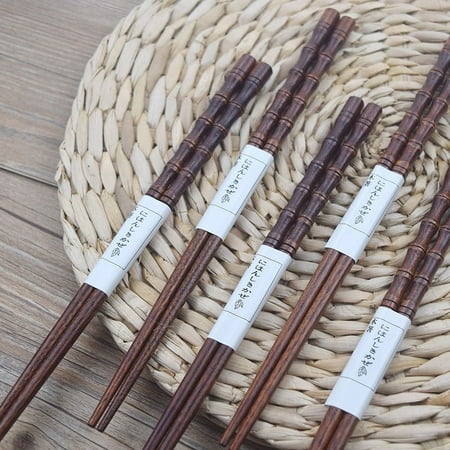 

YMUQEIGH Clearance Natural Handmade Wood Chopsticks Gift Tableware Chopsticks