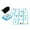 Black Blue, variant on lionlar Overlap Card Swish Toy Set Spatial Logical Thinking for Parent-Child Teens Black Black Blue
