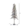 thumbnail image 2 of Vickerman A807462LED 6' x 33'' Flocked Alpine 490T 200MU LED, 2 of 2